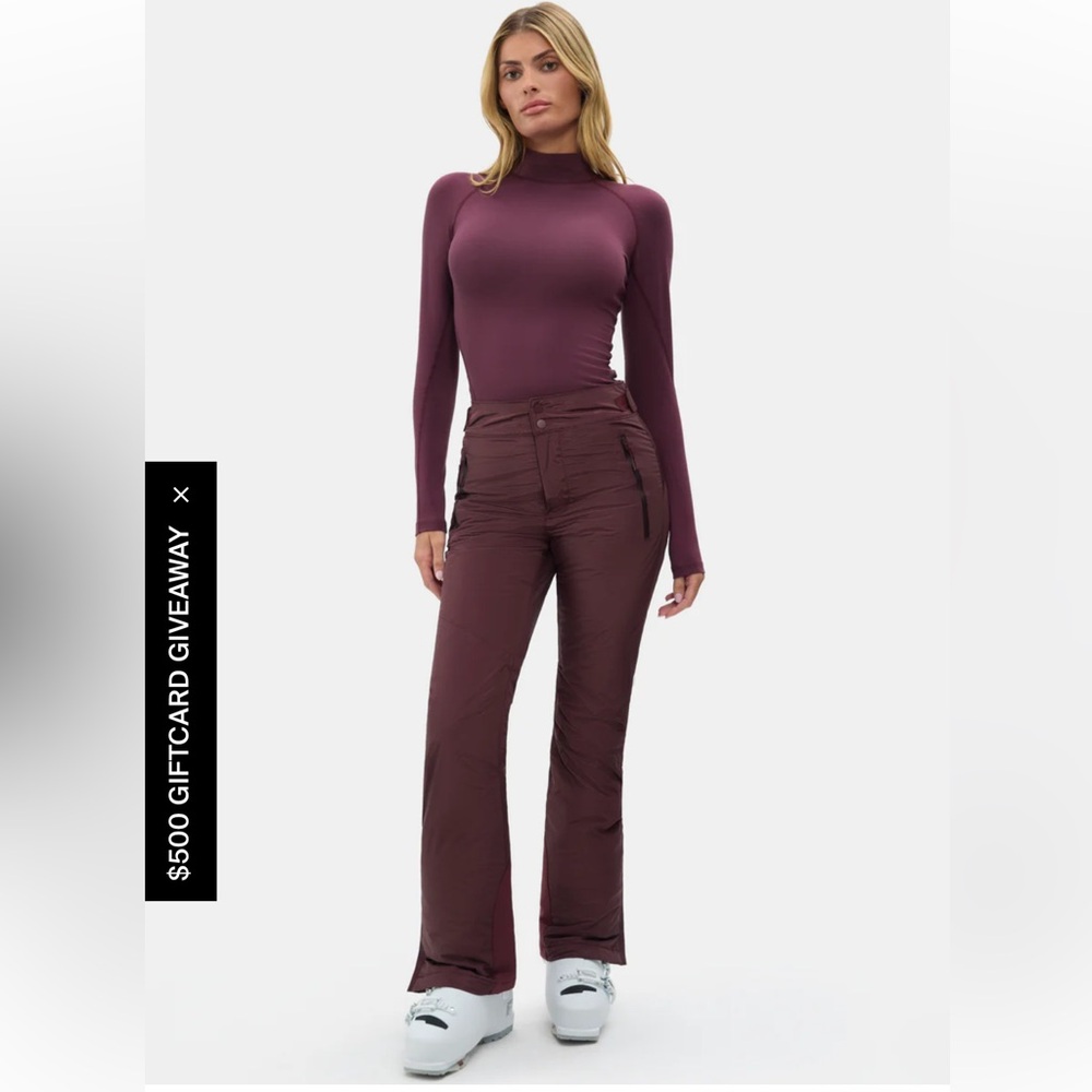 Halfdays Alessandra Pant, Glazed Cherry, NWT size S